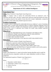Salary Prediction: Linear Regression Lab