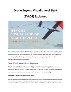 BVLOS Drone Operations Explained