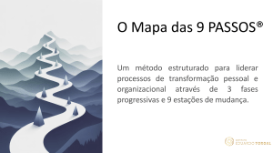 O Mapa das 9 PASSOS: M&eacute;todo Estruturado para Transforma&ccedil;&atilde;o