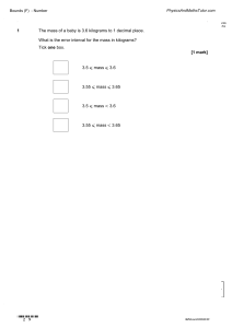 GCSE Maths Bounds Error Interval Question