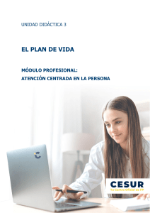 Unidad Did&aacute;ctica 3: El Plan de Vida