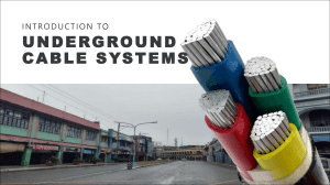 Intro to Underground Cable Systems