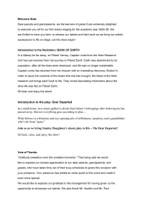 Grade 6 Drama Staging Program 2025-26