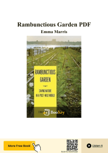 Rambunctious Garden PDF Summary by Emma Marris