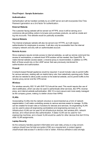 Network Security Project Proposal: Authentication, VPN, and Data Privacy