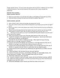 Keeper'n Me Study Guide Questions