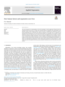 How Human Factors and Ergonomics Save Lives