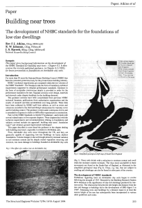 NHBC Standards for Foundations Near Trees: Low-Rise Dwellings