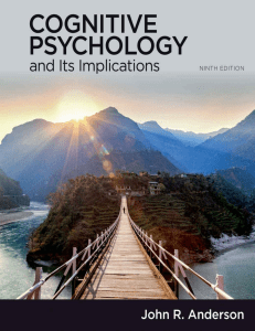 Cognitive Psychology and Its Implications 9th Ed