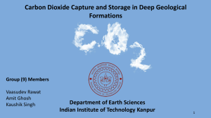 Carbon Dioxide Capture and Storage in Deep Geological Formations