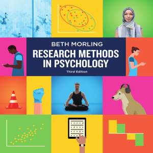 Research Methods in Psychology 3rd Edition by Beth Morling