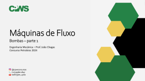 M&aacute;quinas de Fluxo: Bombas e Compressores