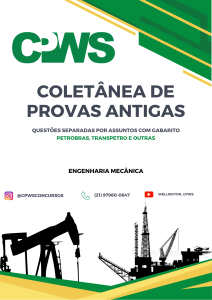 Colet&acirc;nea de Provas Antigas - Engenharia Mec&acirc;nica