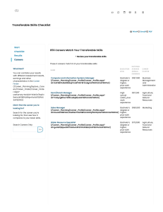 Transferable Skills Career Matching Guide