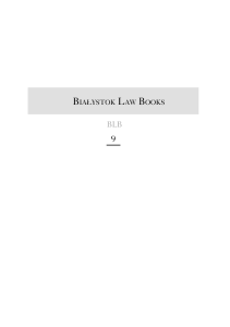 Polish Financial Law Textbook - Bialystok Law Books