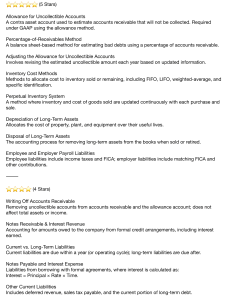 Accounting Study Guide: Key Terms & Concepts