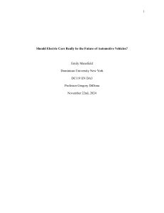 Electric Cars vs. Gas Vehicles: Future of Automotive?