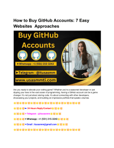 How to Buy GitHub Accounts  7 Easy Websites  Approaches