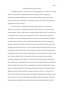 South Korea's Economic Growth Analysis