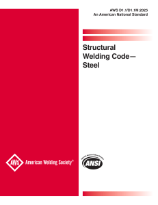 AWS D1.1/D1.1M:2025 Structural Welding Code&mdash;Steel