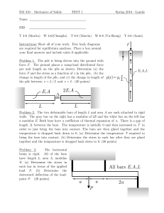 EM 319 Mechanics of Solids Test 1 Spring 2018