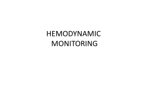 Hemodynamic Monitoring: A Medical Guide