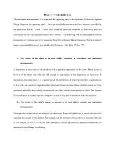 Discovery Methods in Divorce: Legal Procedures