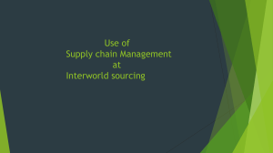 Supply Chain Management at Interworld Sourcing