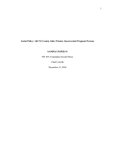 AB-732: Reproductive Care for Incarcerated Pregnant Women