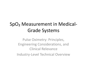 SpO₂ Measurement in Medical-Grade Systems: Pulse Oximetry Overview