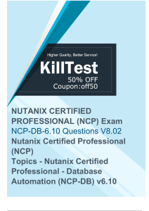 NCP-DB-6.10 Exam Questions (2026) - Improve Your Confidence