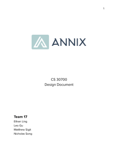 Annix Anime Recognition Design Document