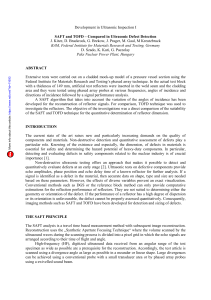 SAFT vs TOFD in Ultrasonic Defect Detection