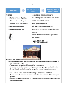 Hoofstuk 5: Tina's Weekend thuiskomst