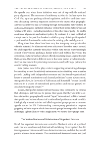 The Transformation of Parties, Groups, and Media: Political Polarization