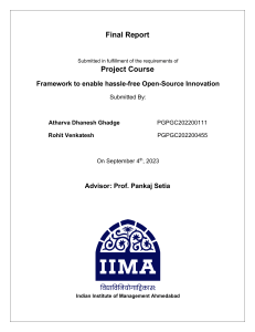 Open-Source Innovation Framework in Indian B2B SaaS
