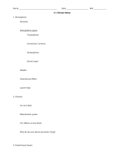 3.1 Climate Notes: High School Study Guide