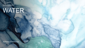 Water: Molecular Structure and Properties