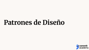 Patrones de Dise&ntilde;o: Gu&iacute;a Completa