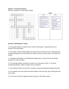 Geography Workbook: Climate & Earth Features