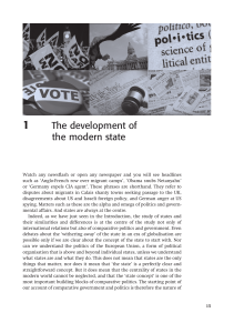 The Development of the Modern State: Political Science Textbook