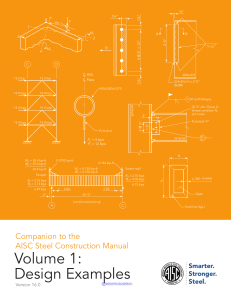 AISC Steel Construction Manual Design Examples