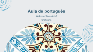 Aula de Portugu&ecirc;s: Sauda&ccedil;&otilde;es e Frases B&aacute;sicas