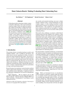 Data-Unlearn-Bench: Simplifying Data Unlearning Evaluation