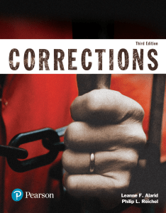 Corrections Textbook Third Edition by Alarid & Reichel