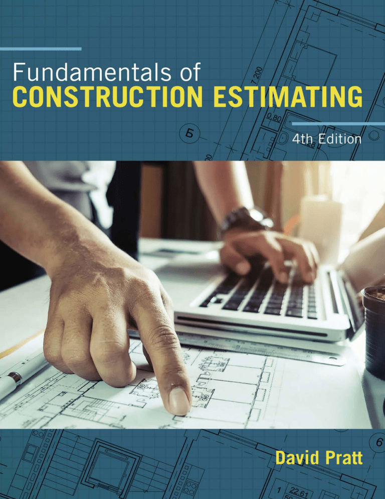 Fundamentals of Construction Estimating 4th Edition Textbook