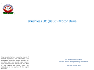 Brushless DC (BLDC) Motor Drive Presentation