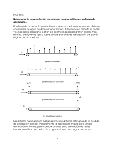 L&iacute;neas de Acueducto: An&aacute;lisis de Acometidas