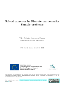 Solved Exercises in Discrete Mathematics