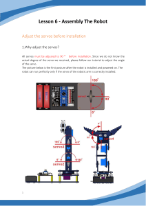 Lesson 6: Robot Assembly Guide